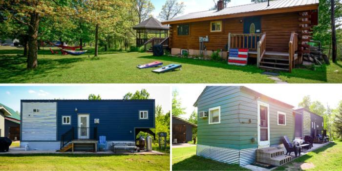 Cozy Cabin With Hottub At Cloverdale Cabins Гінклі Екстер'єр фото